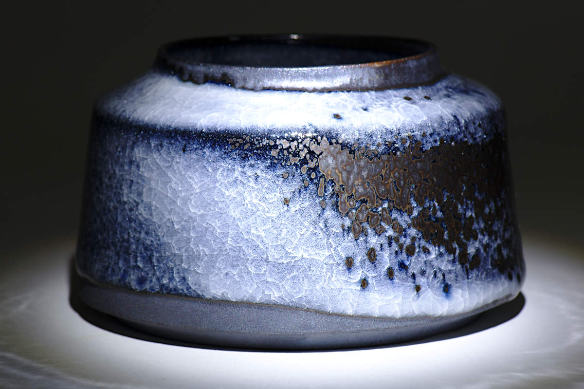 Lidded Container Black Ice