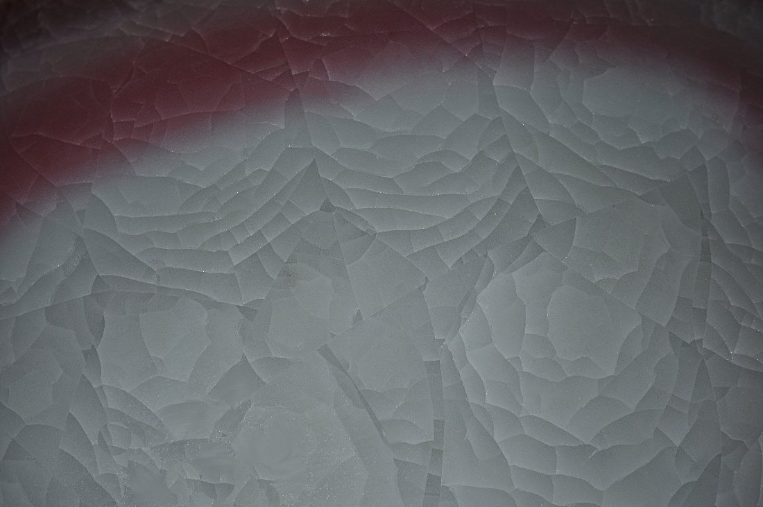Ice Crackle Glaze detail