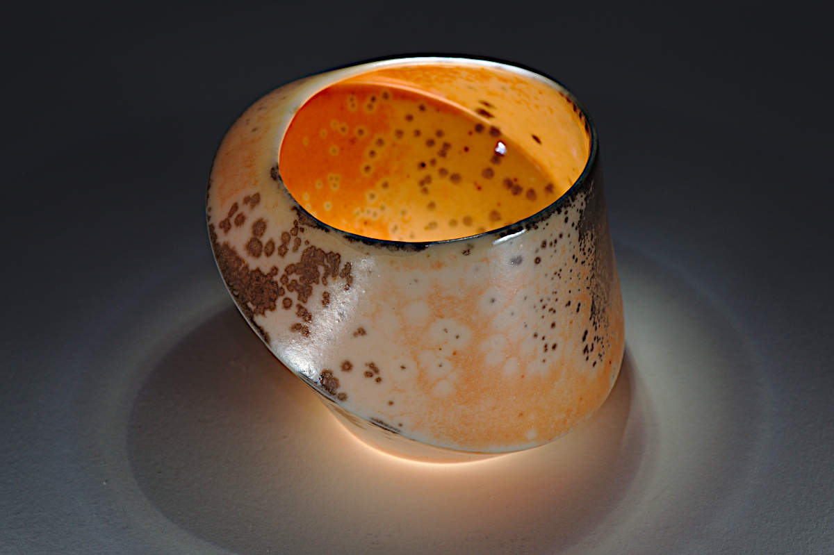 Orbit Cup Shino Glaze
