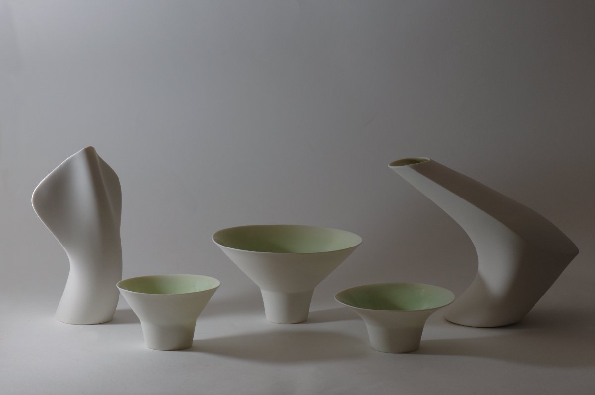 Hybrid Flasks and Mesa Bowls