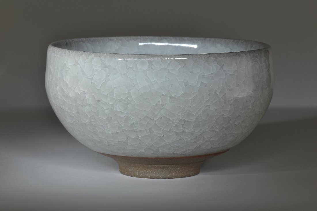 Ice Crackle Glazed Bowl