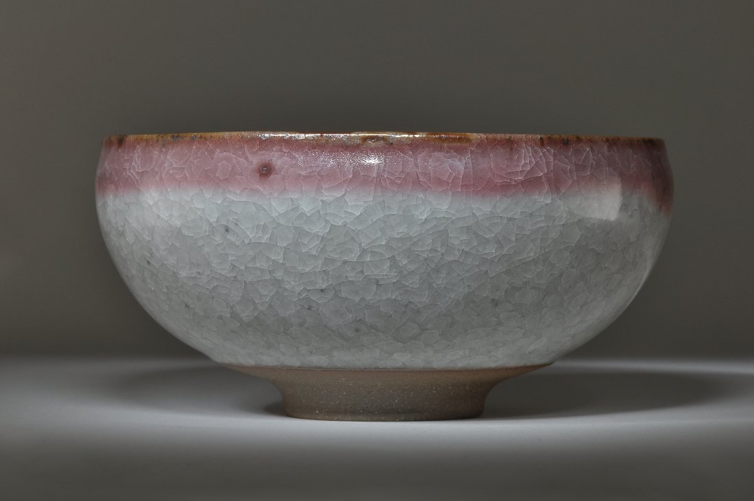 Ice Crackle Glazed Bowl