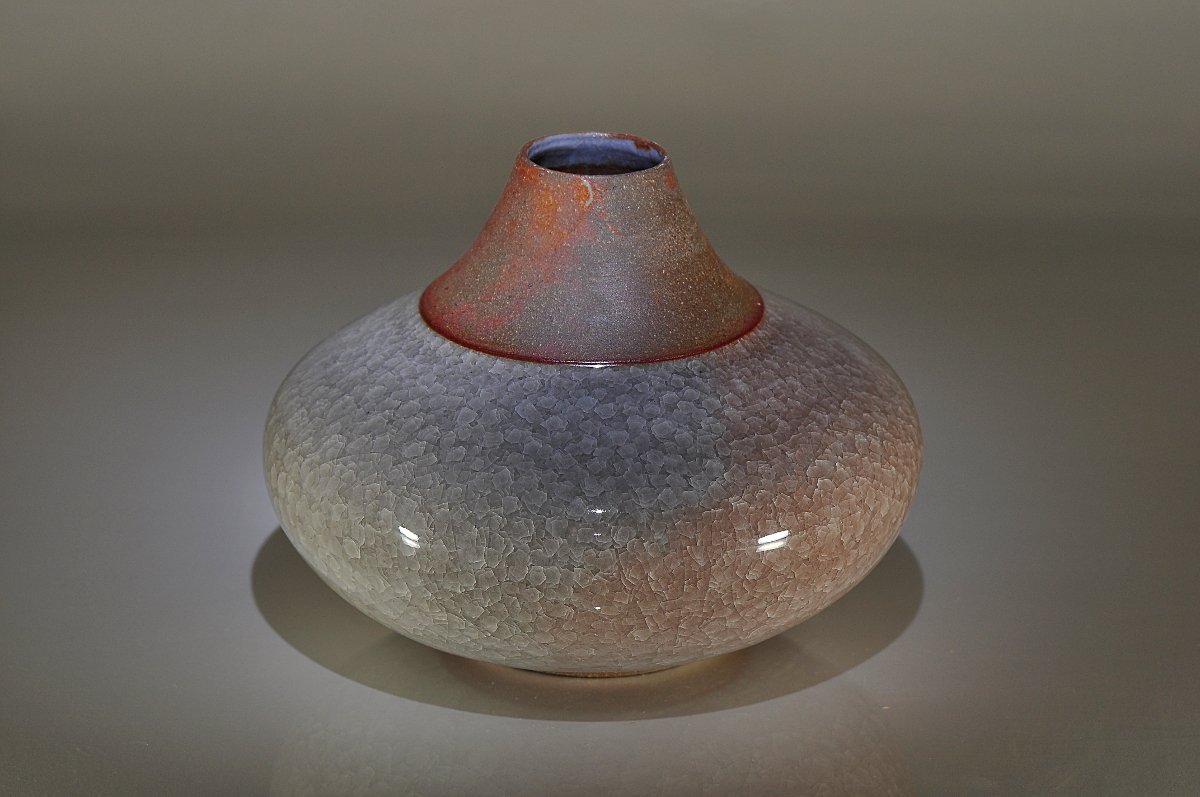 Ice Crackle Vase 1