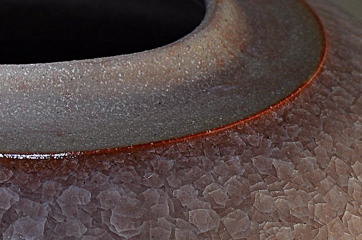 Ice Crackle Vase 2 detail